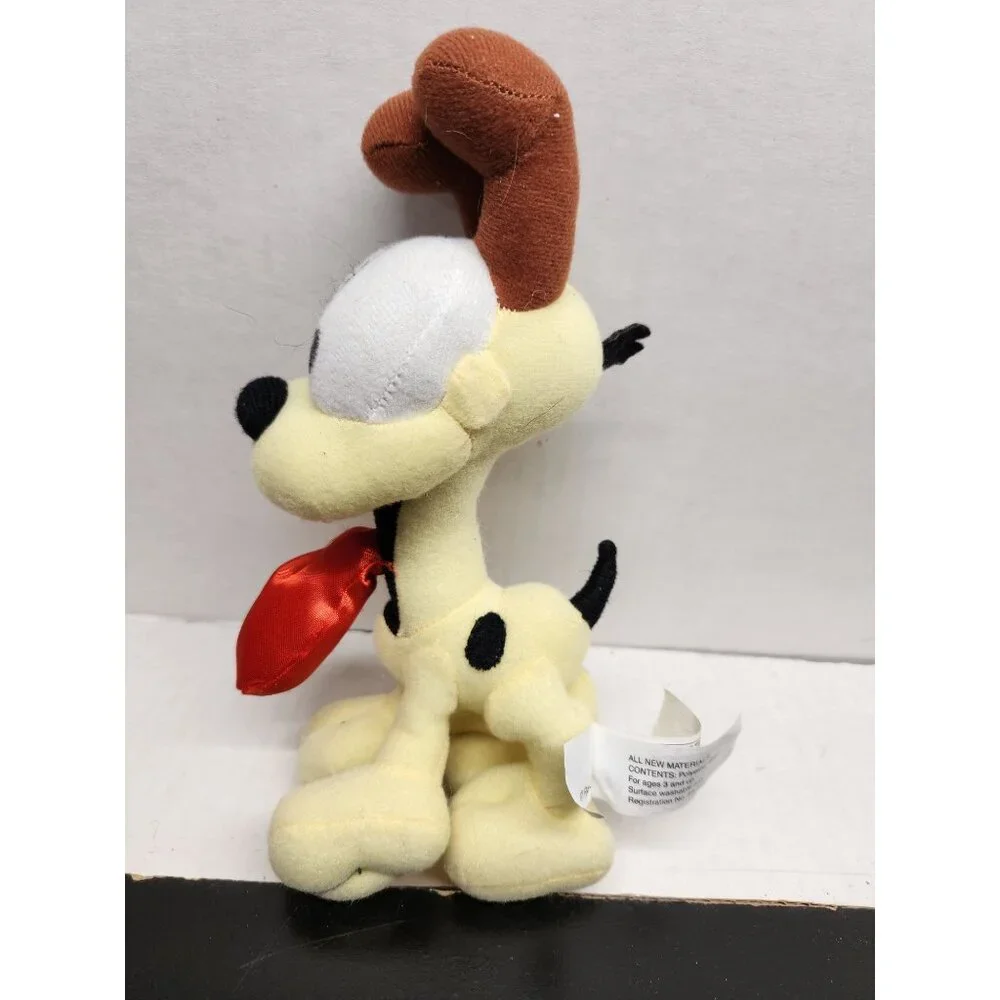 Garfield Odie Plush Toy With Red Tie‎ - Vintage